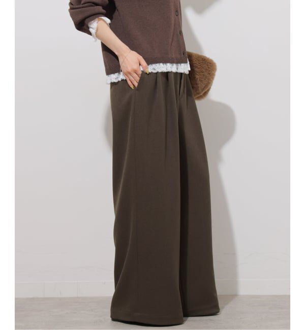 JOURNAL STANDARD relume「《予約》ツイーディーツイルタックワイドパンツ」|スラックス|