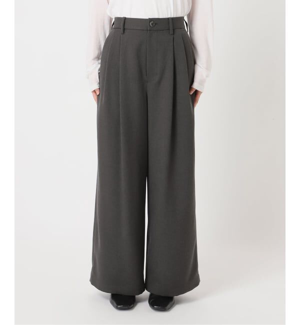 JOURNAL STANDARD relume「《予約》ツイーディーツイルタックワイドパンツ」|スラックス|