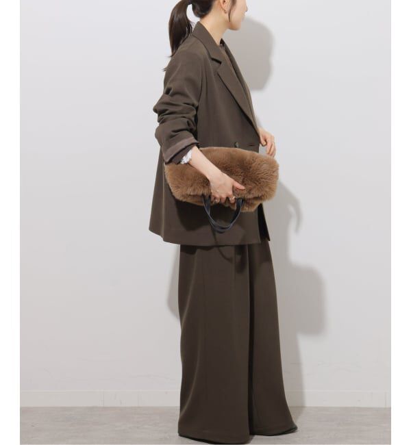 JOURNAL STANDARD relume「《予約》ツイーディーツイルタックワイドパンツ」|スラックス|