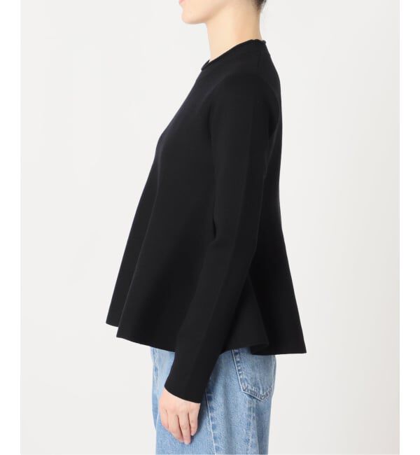 U by SPICK&SPAN「《予約》ペプラムニット」|ニット・セーター|