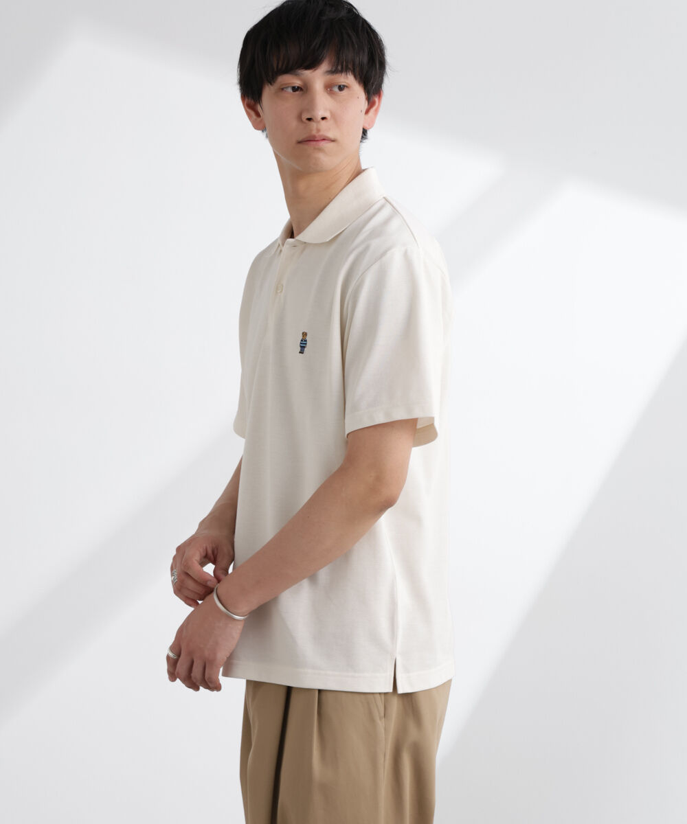 nano･universe「ナノベア鹿の子ポロシャツ 半袖」|Tシャツ・カットソー|
