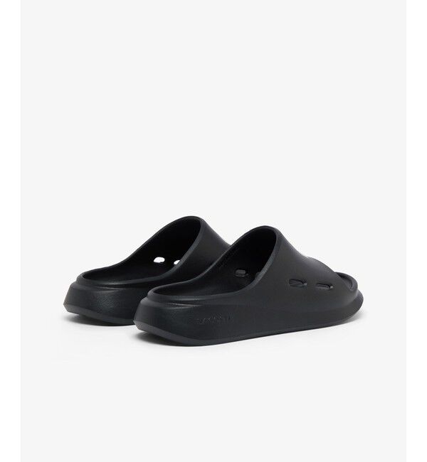 LACOSTE「レディース MEDUZ SLIDE 126 1 CFA 軽量 ワイドストラップ厚底スライドサンダル」|サンダル|