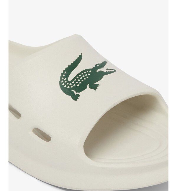 LACOSTE「レディース MEDUZ SLIDE 126 1 CFA 軽量 ワイドストラップ厚底スライドサンダル」|サンダル|