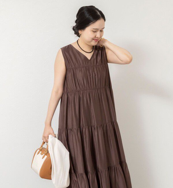 NOLLEY'S sophi「 【一部WEB限定カラー】ウォッシャブルシアーローンティアード2WAYワンピース」|ワンピース|