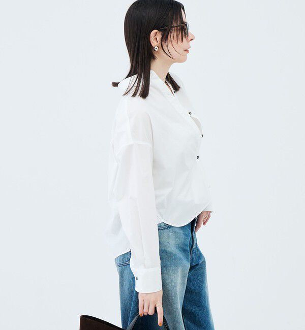 NOLLEY'S「ウォッシャブルMY STANDARDショートシャツ」|シャツ・ブラウス|