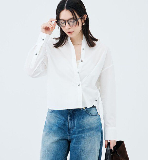 NOLLEY'S「ウォッシャブルMY STANDARDショートシャツ」|シャツ・ブラウス|