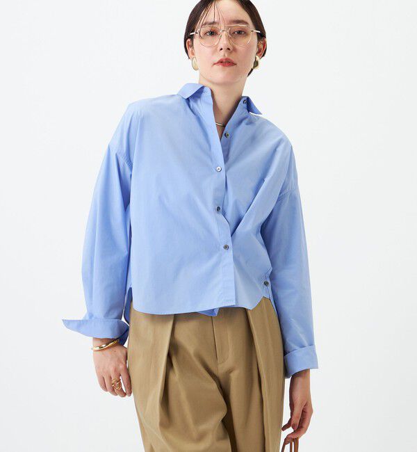 NOLLEY'S「ウォッシャブルMY STANDARDショートシャツ」|シャツ・ブラウス|