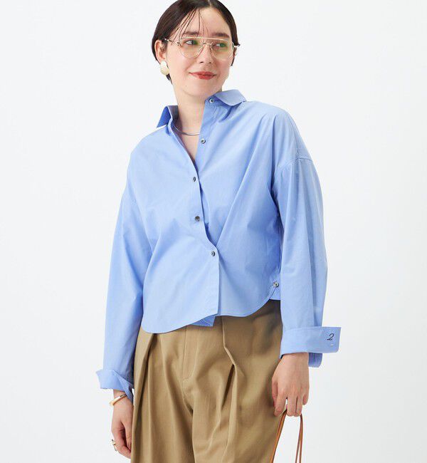 NOLLEY'S「ウォッシャブルMY STANDARDショートシャツ」|シャツ・ブラウス|