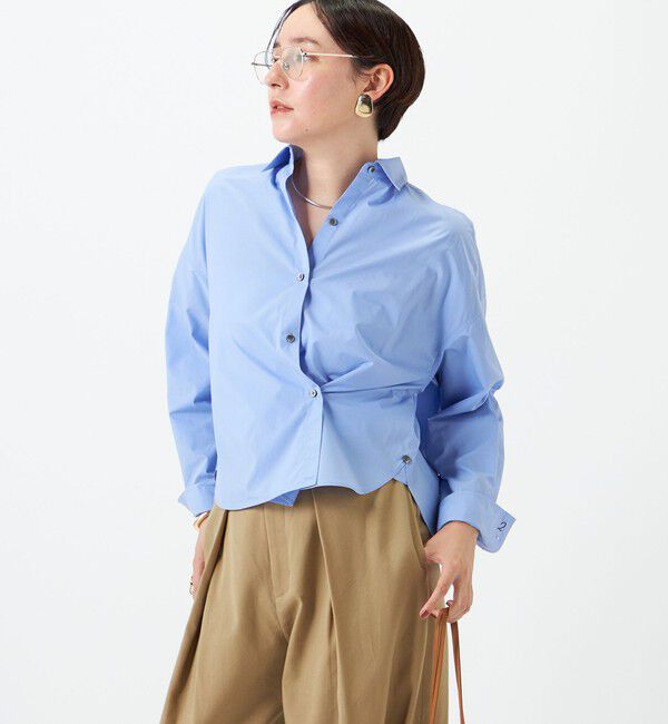 NOLLEY'S「ウォッシャブルMY STANDARDショートシャツ」|シャツ・ブラウス|