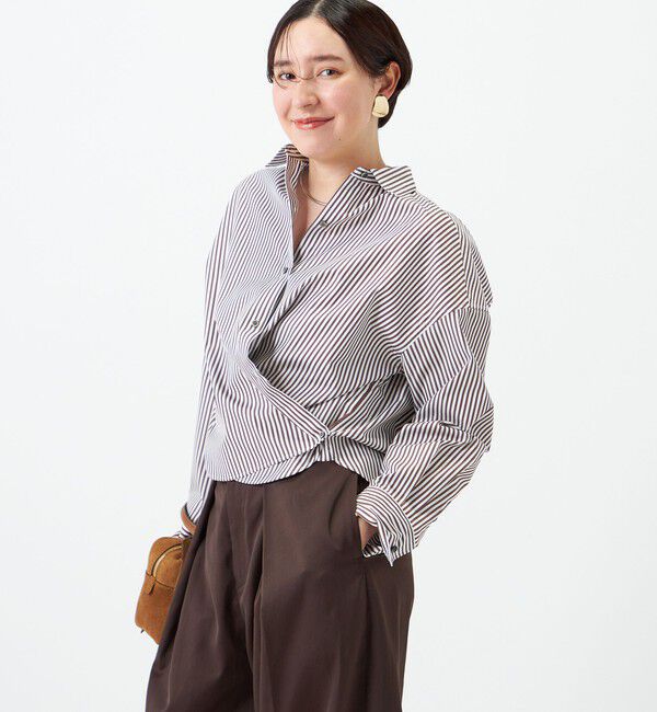 NOLLEY'S「ウォッシャブルMY STANDARDショートシャツ」|シャツ・ブラウス|