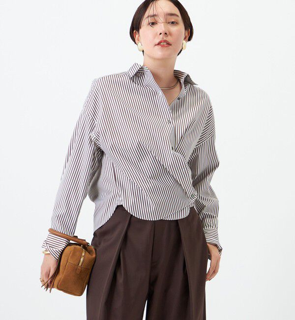 NOLLEY'S「ウォッシャブルMY STANDARDショートシャツ」|シャツ・ブラウス|