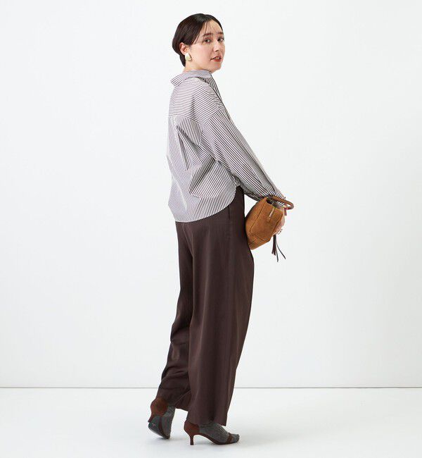 NOLLEY'S「ウォッシャブルMY STANDARDショートシャツ」|シャツ・ブラウス|