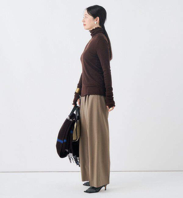 NOLLEY'S「MY STANDARDウォッシャブルリブタートル」|Tシャツ・カットソー|