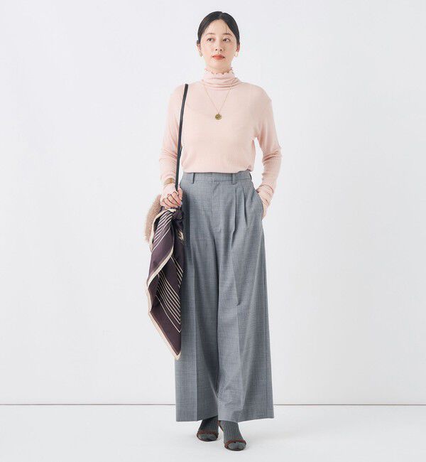 NOLLEY'S「MY STANDARDウォッシャブルリブタートル」|Tシャツ・カットソー|