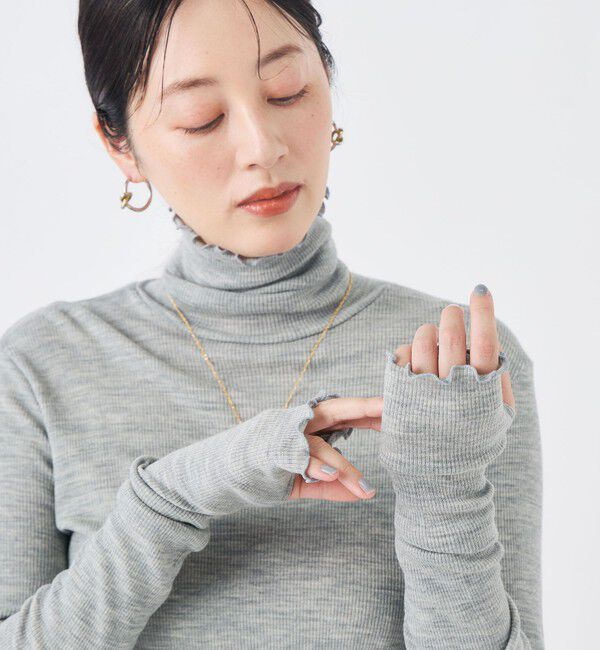 NOLLEY'S「MY STANDARDウォッシャブルリブタートル」|Tシャツ・カットソー|