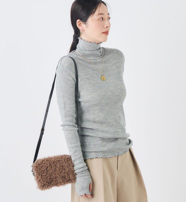 NOLLEY'S「MY STANDARDウォッシャブルリブタートル」|Tシャツ・カットソー|