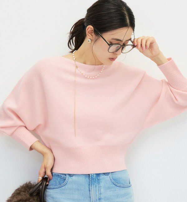 NOLLEY'S sophi「【BECシリーズ】カシミヤ混紡毛ショート丈プルオーバー」|ニット・セーター|