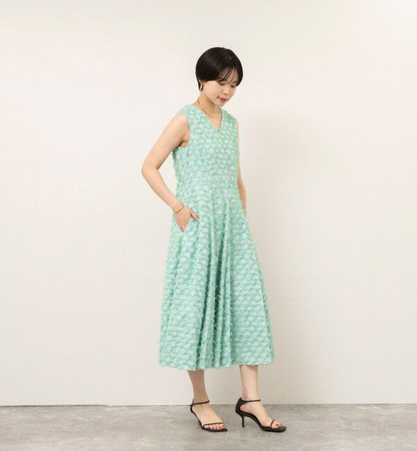 NOLLEY'S sophi「【WEB＆一部店舗限定】ラティスジャガードフレアワンピース」|ワンピース|
