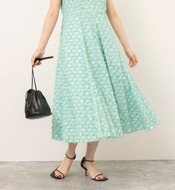 NOLLEY'S sophi「【WEB＆一部店舗限定】ラティスジャガードフレアワンピース」|ワンピース|