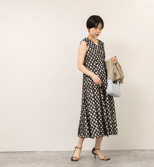 NOLLEY'S sophi「【WEB＆一部店舗限定】ラティスジャガードフレアワンピース」|ワンピース|