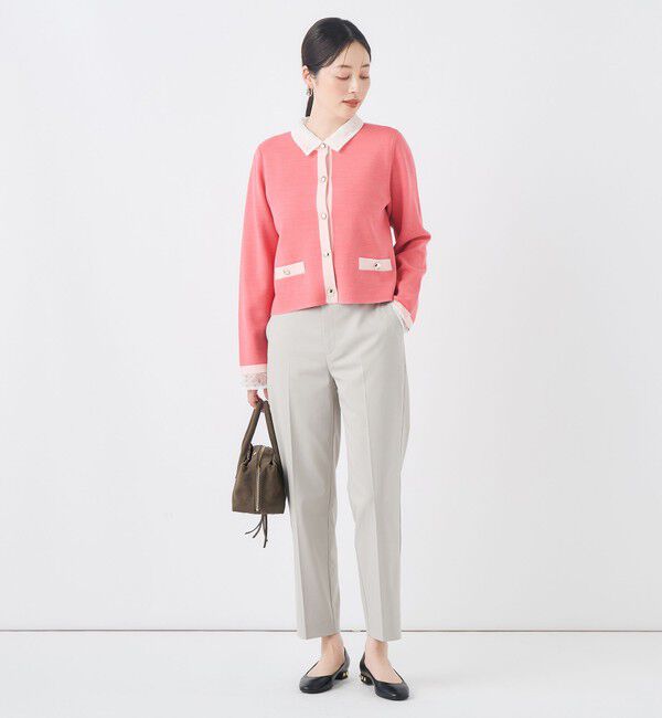NOLLEY'S「《セットアップ対応/ストレッチ/紫外線防止/防臭》ウォッシャブルハイスペックTRストレートパンツ」|チノ|