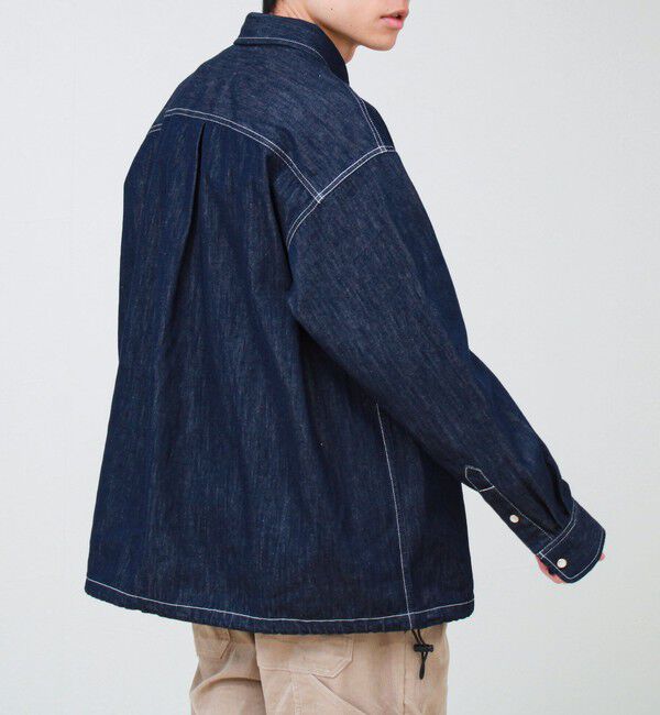 GLOSTER「【デニムのようでデニムじゃない】NON DENIM SHIRTS ノンデニムシャツ」|シャツ・ブラウス|