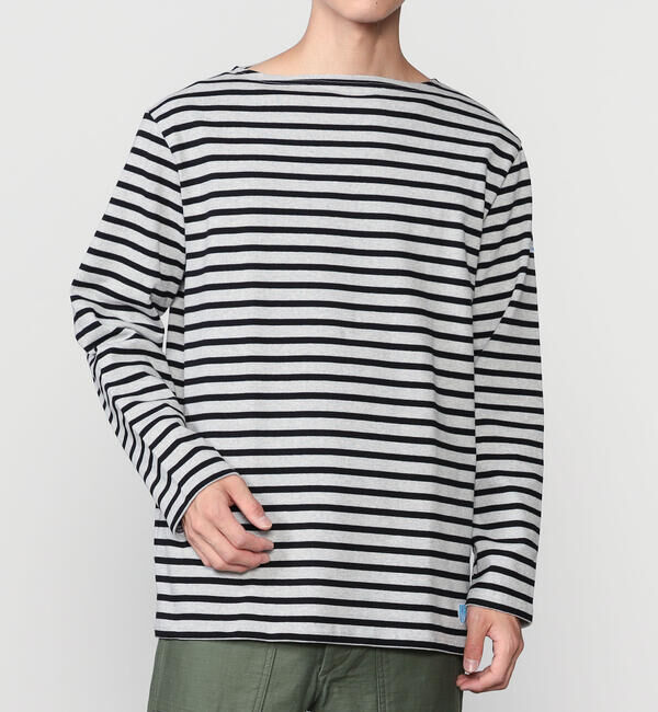 ORCIVAL「ORCIVAL | コットンロード ボートネック フレンチバスクTシャツ MEN」|Tシャツ・カットソー|