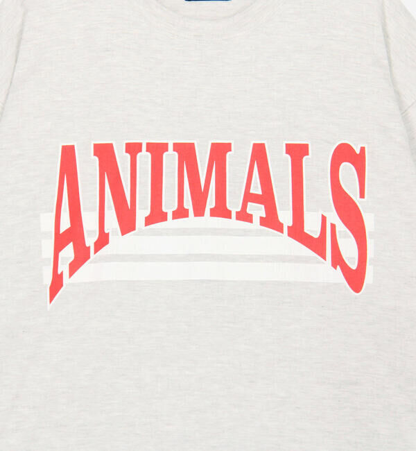  「STUDIO WEAREALLANIMALS | Curved Arch Logo 半袖Tシャツ MEN」|Tシャツ・カットソー|