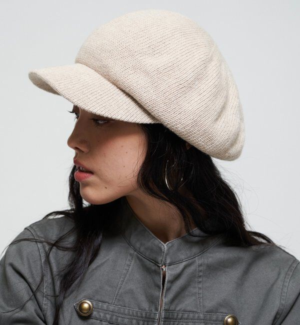  「【26AW LOOK掲載品番】ニットキャスケット」|ハット|