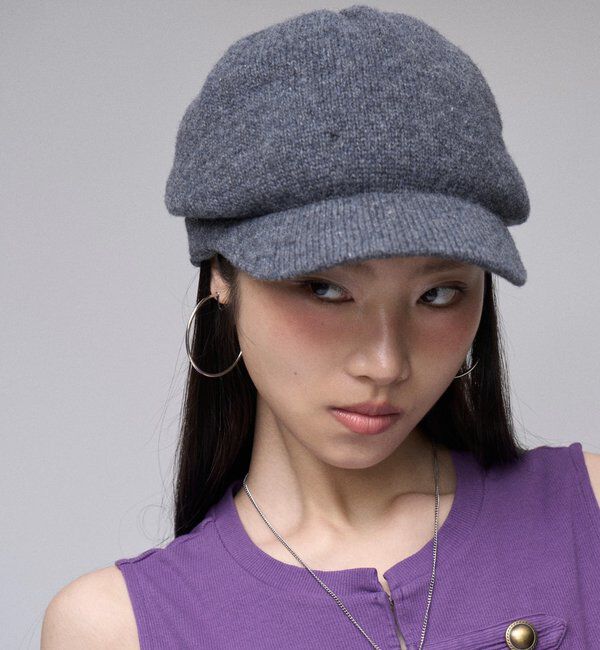  「【26AW LOOK掲載品番】ニットキャスケット」|ハット|