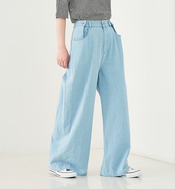 collex「タックウエストデニムパンツ」|デニム|