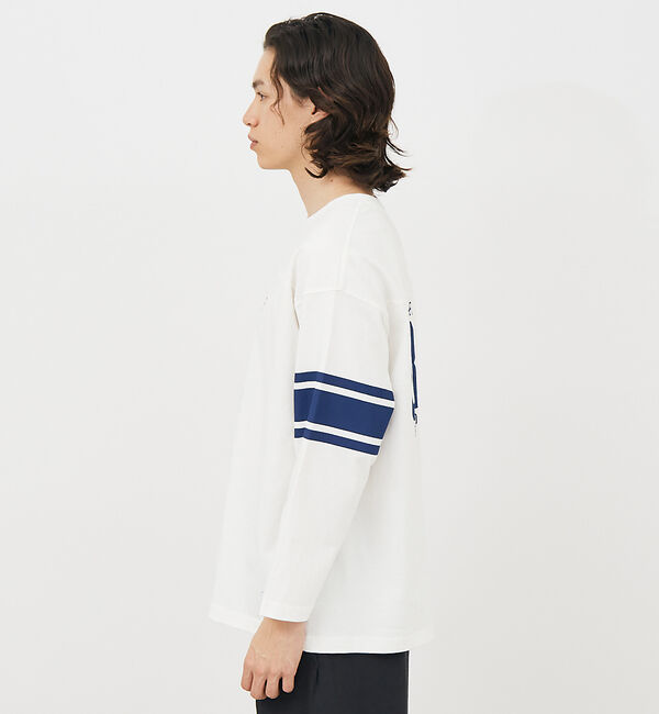 ABAHOUSE「【POLeR/ポーラー】 FOOTBALL SHIRT/フットボール　ロングtシ」|Tシャツ・カットソー|