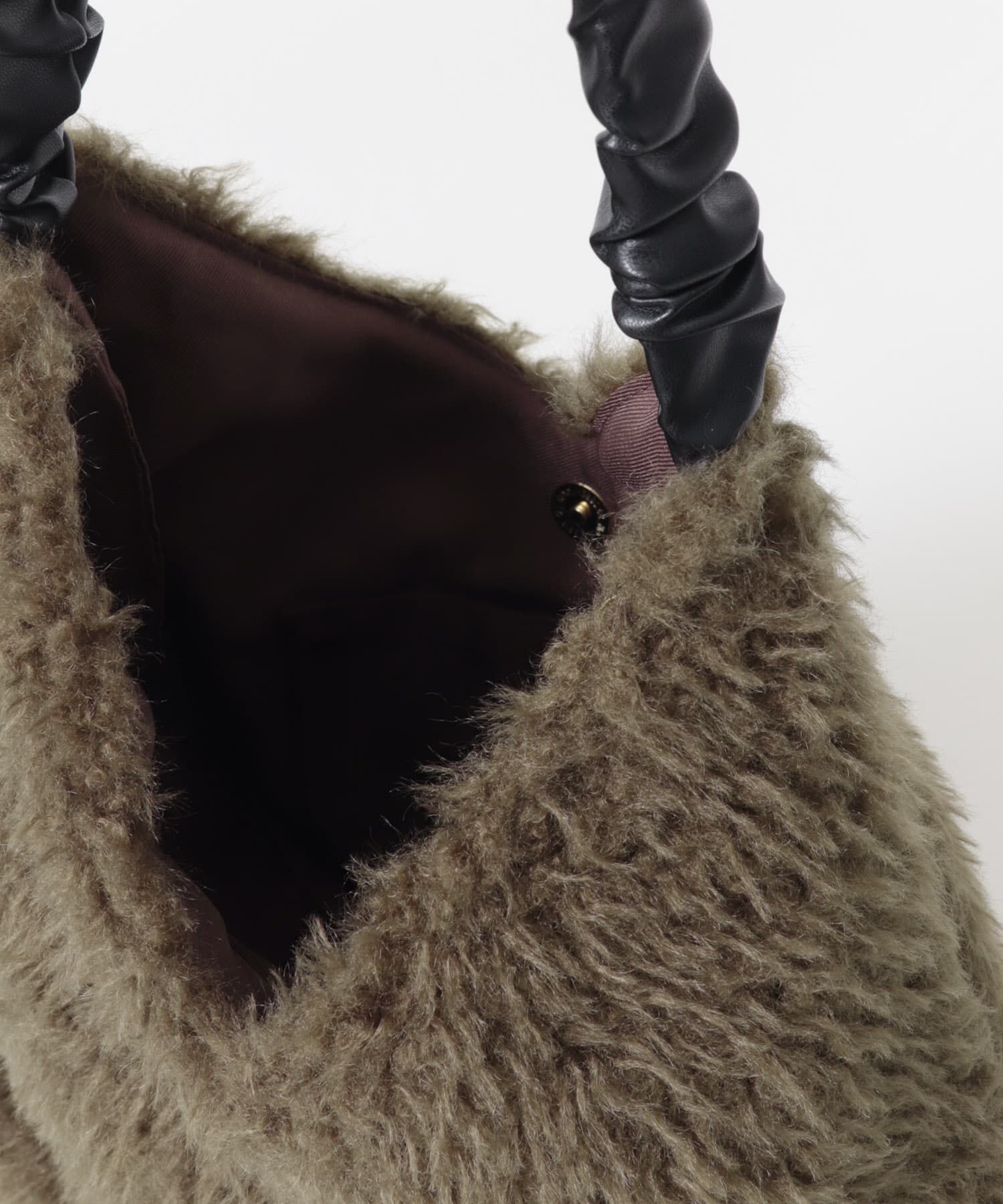 URBAN RESEARCH DOORS「ファーハンドルバッグ」|トートバッグ|