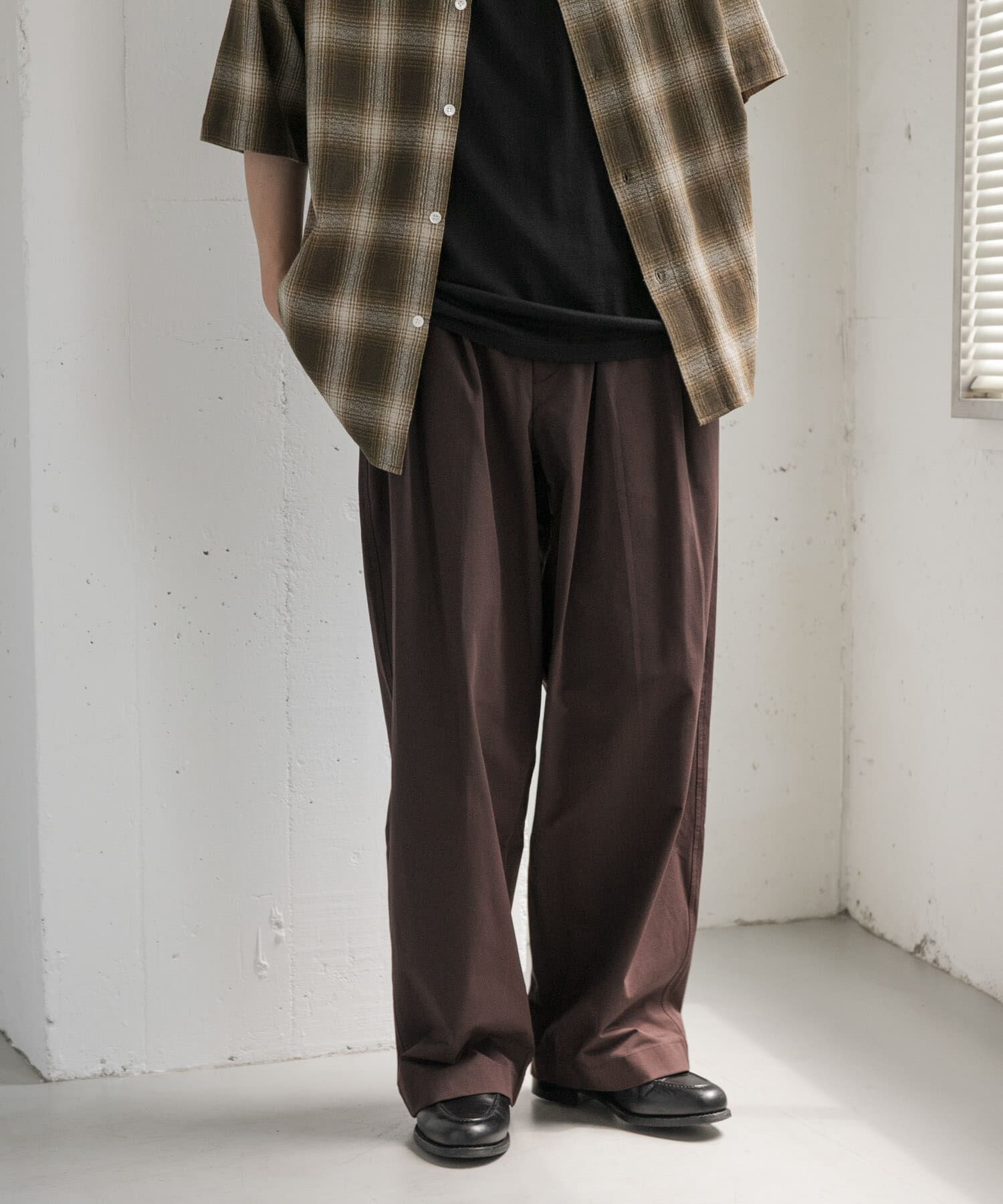 URBAN RESEARCH DOORS「FORK&SPOON　4WAYストレッチツータックパンツ」|その他|