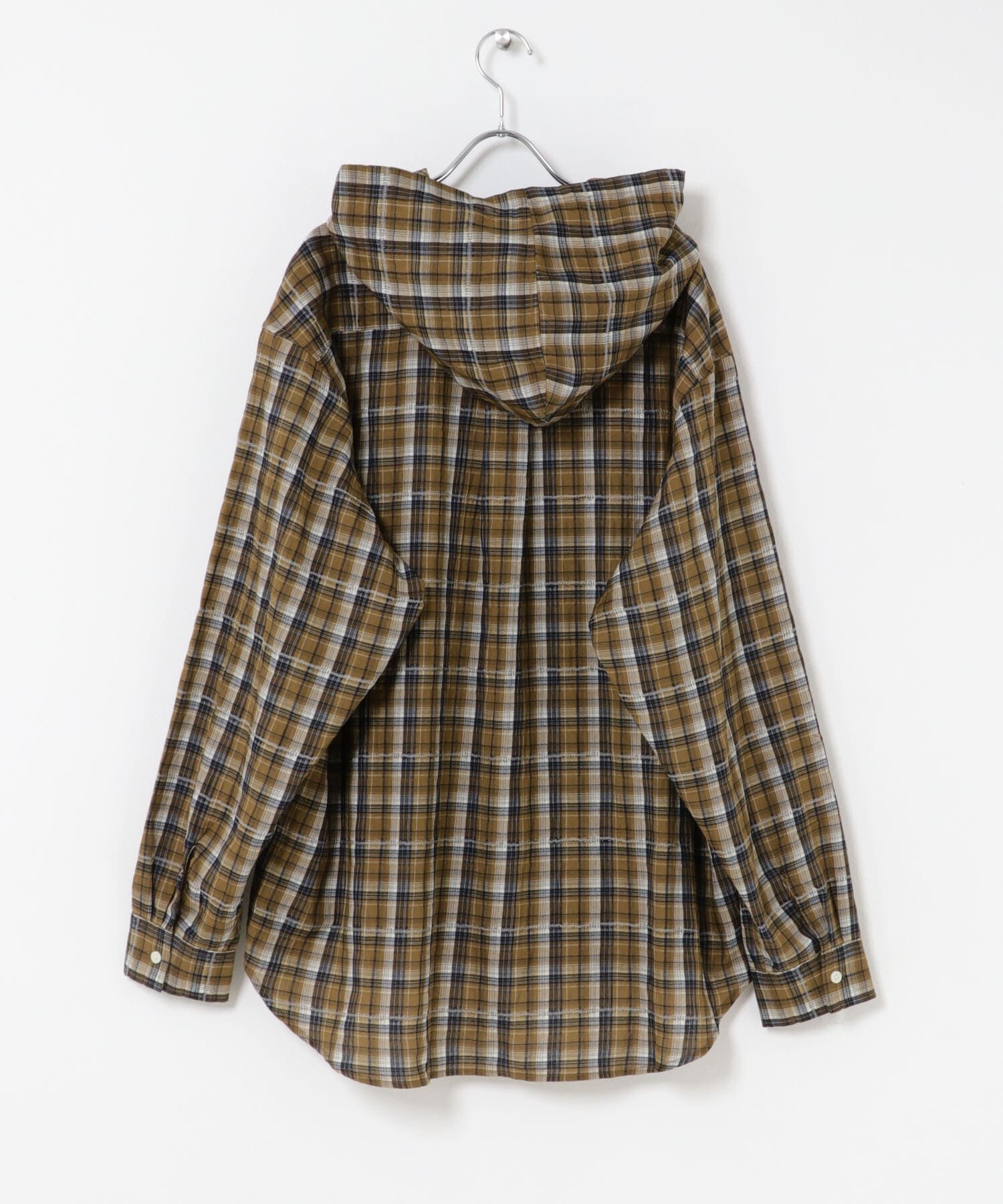 Sonny Label 「チェックフーデッドシャツ」|シャツ・ブラウス|