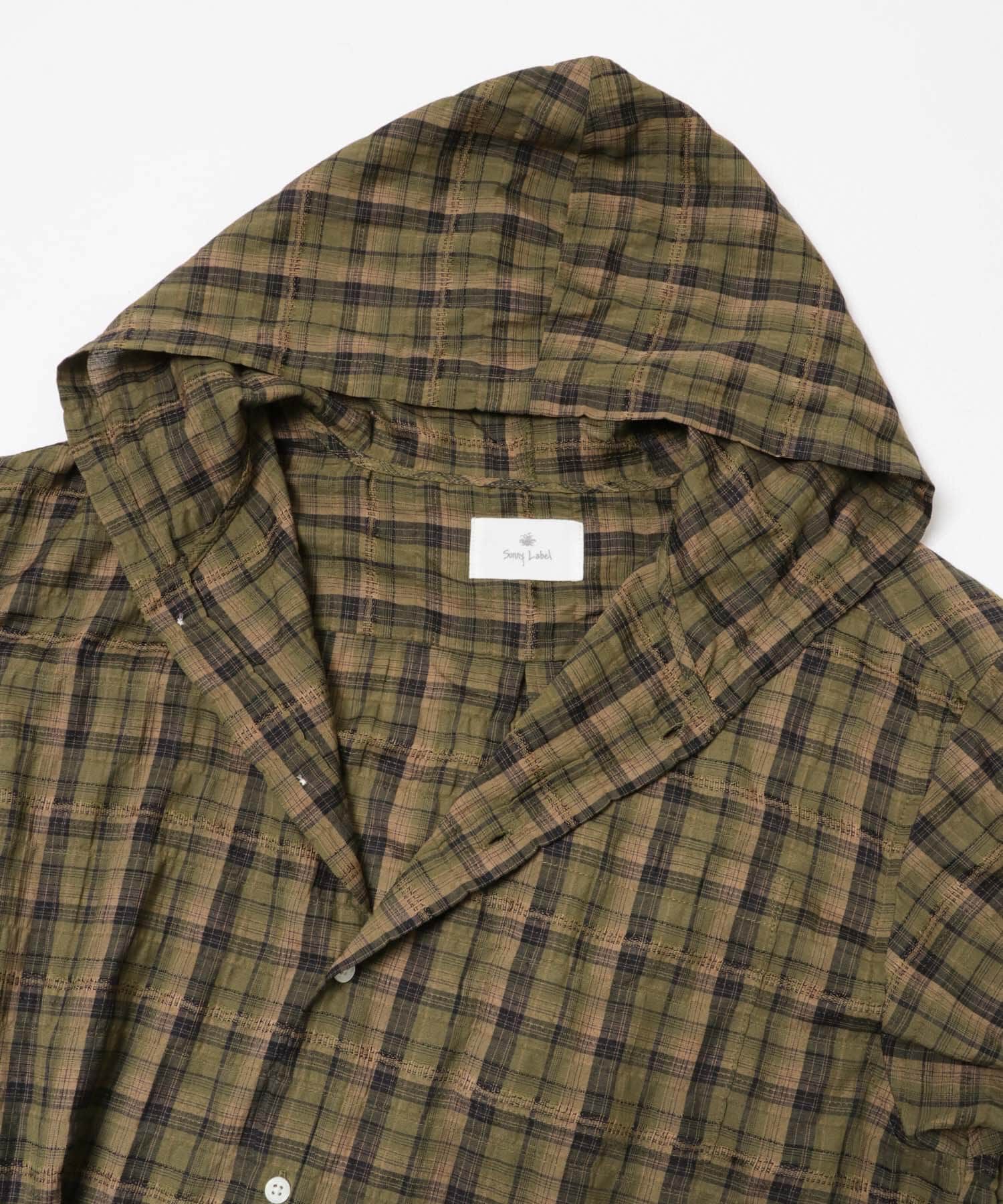 Sonny Label 「チェックフーデッドシャツ」|シャツ・ブラウス|