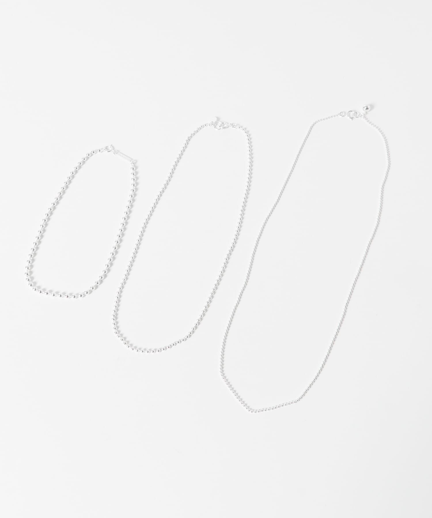 URBAN RESEARCH ROSSO「in mood　MULTI BALL 3P NECKLACE」|ネックレス|シルバー