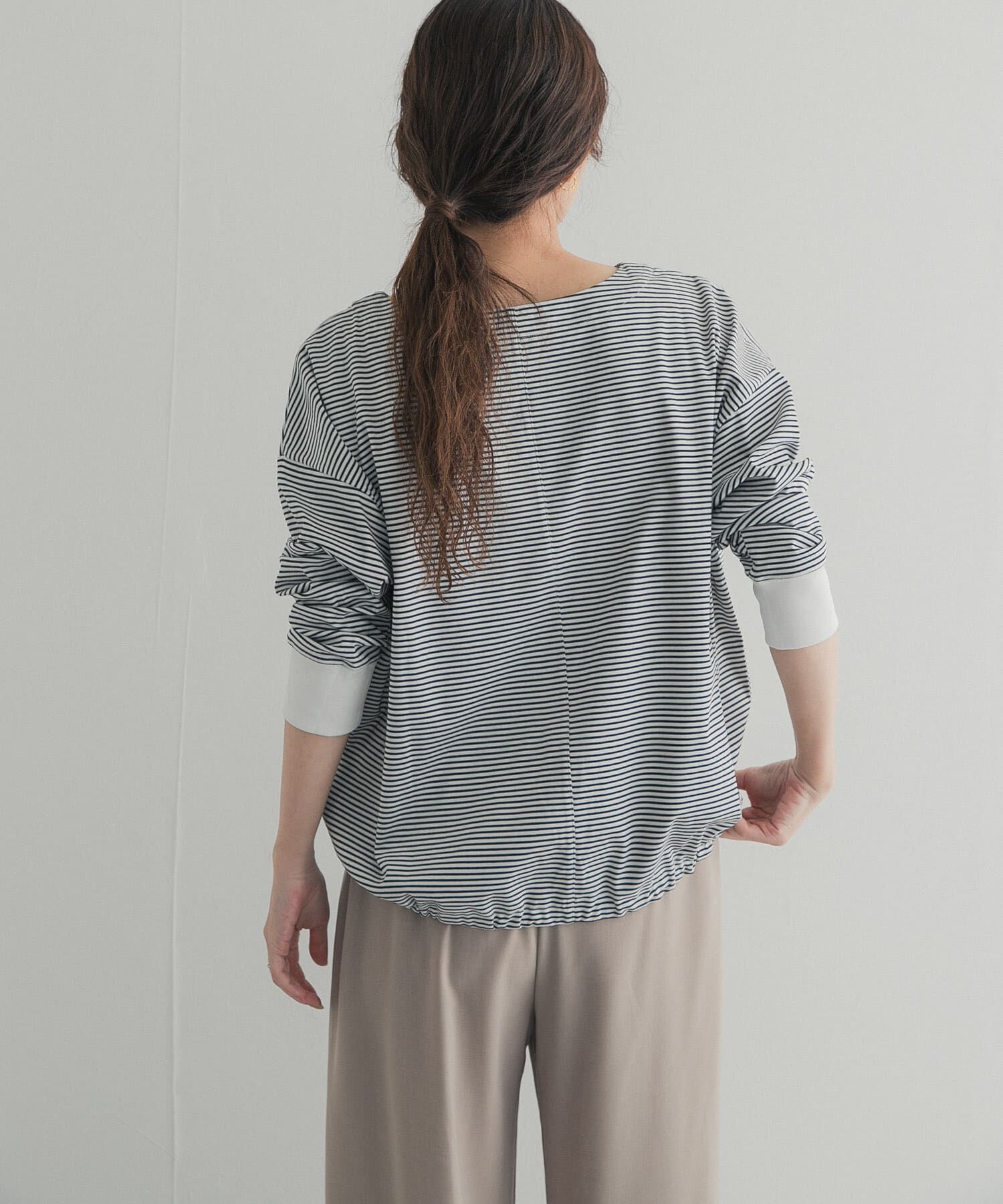URBAN RESEARCH DOORS「『UR TECH』完声シルケットドロストプルオーバー」|Tシャツ・カットソー|
