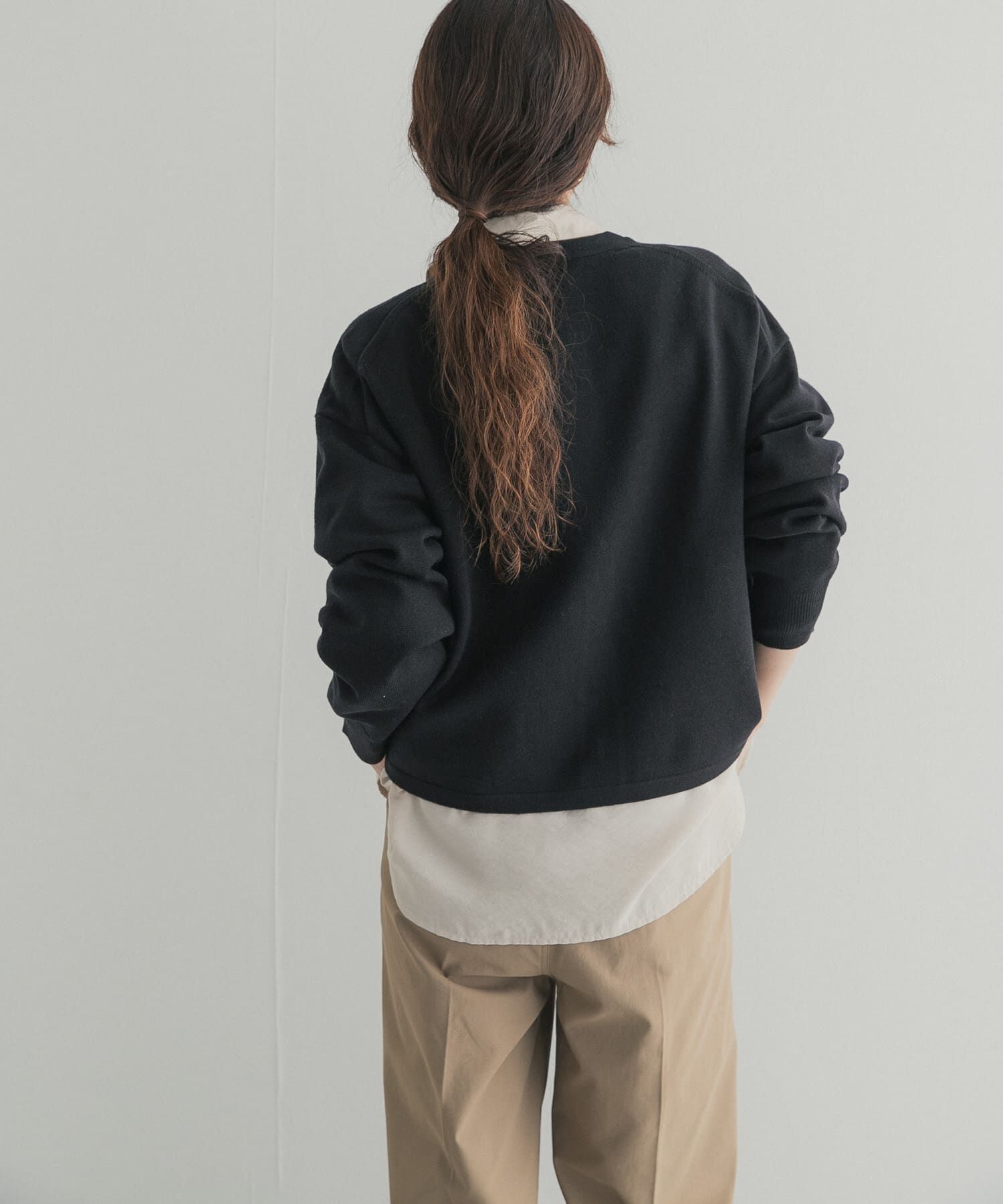 URBAN RESEARCH DOORS「『UR TECH 200日ニット』リングドットカーディガン」|カーディガン|
