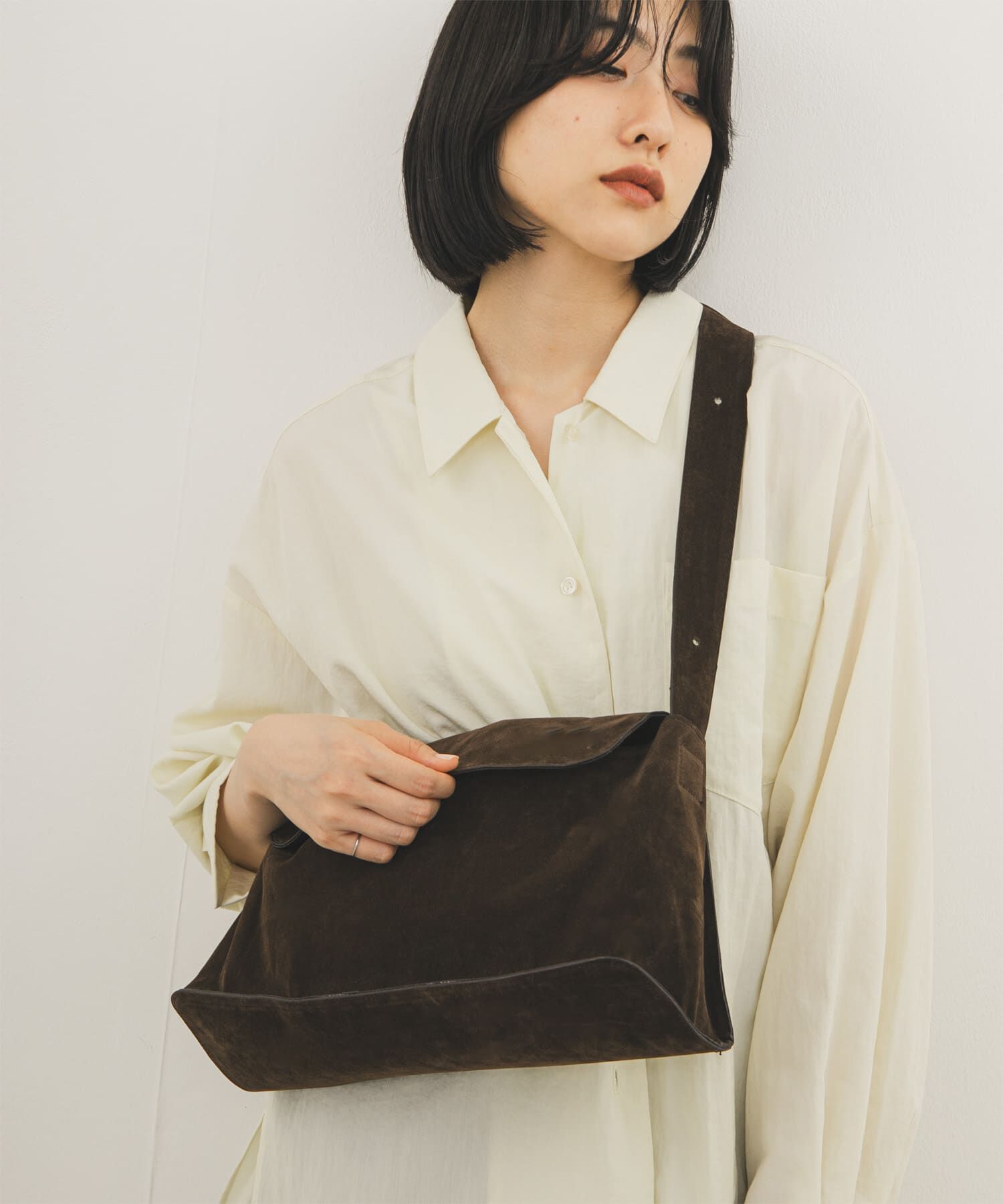  「サイドアシンメトリーショルダーBAG」|ショルダー・メッセンジャー|