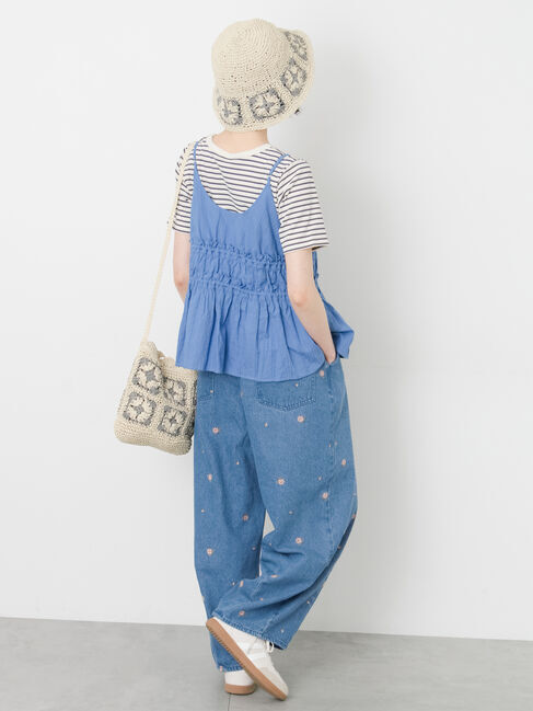 Samansa Mos2「アソートシャーリング2wayキャミビスチェ」|シャツ・ブラウス|