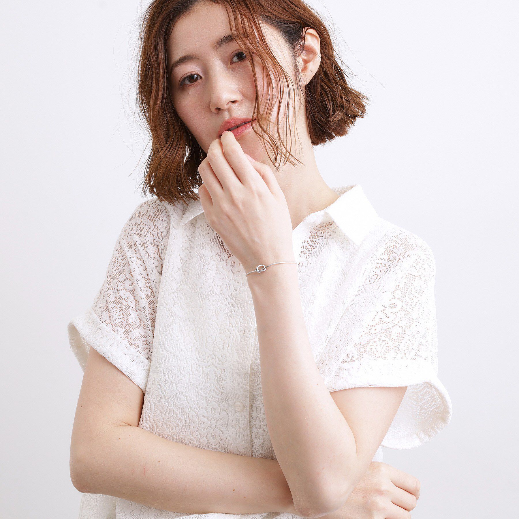 grove「【ステンレス】結び目ブレスレット」|ブレスレット・バングル|