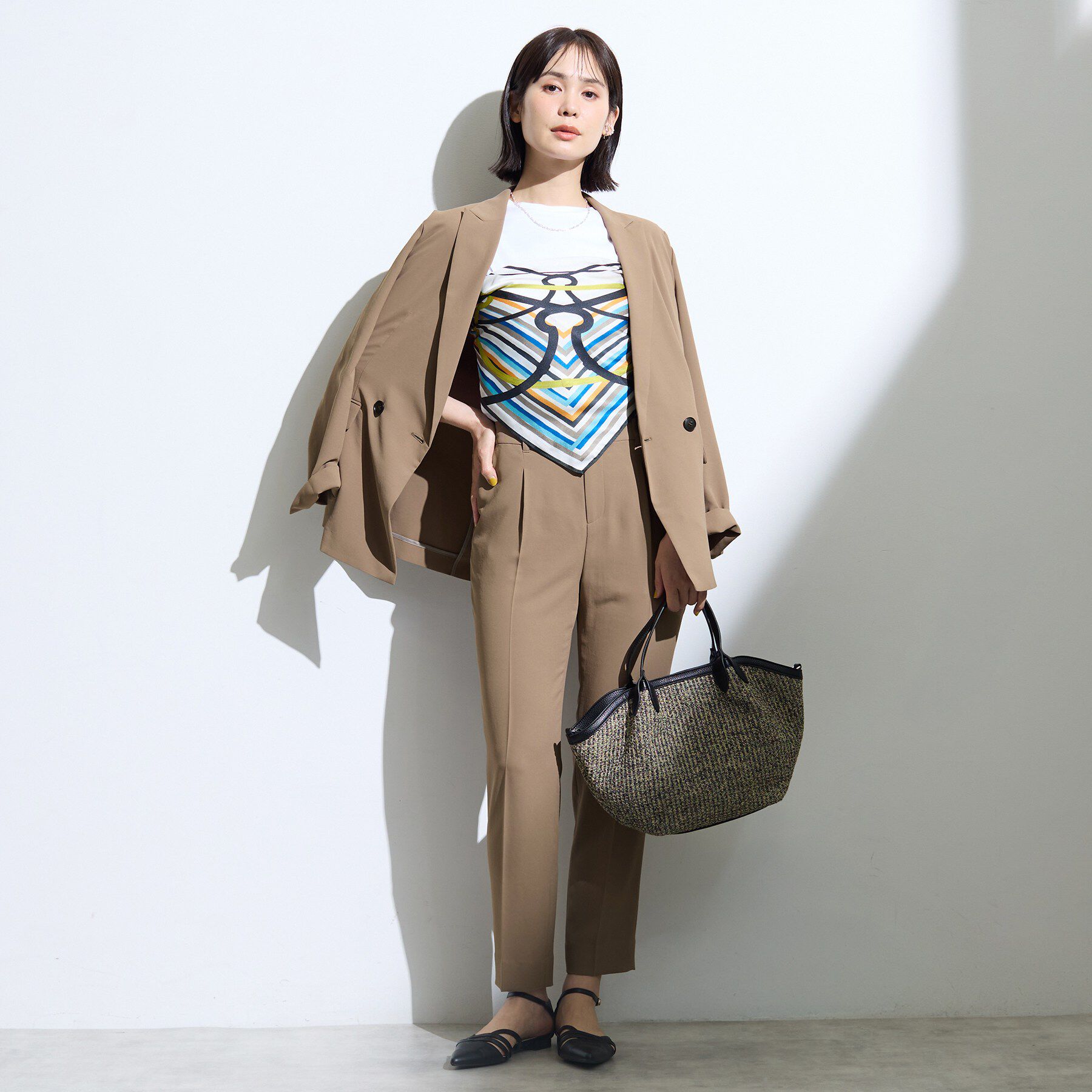 INDIVI「【接触冷感/UVケア/着る日傘】テーパードパンツ」|その他|