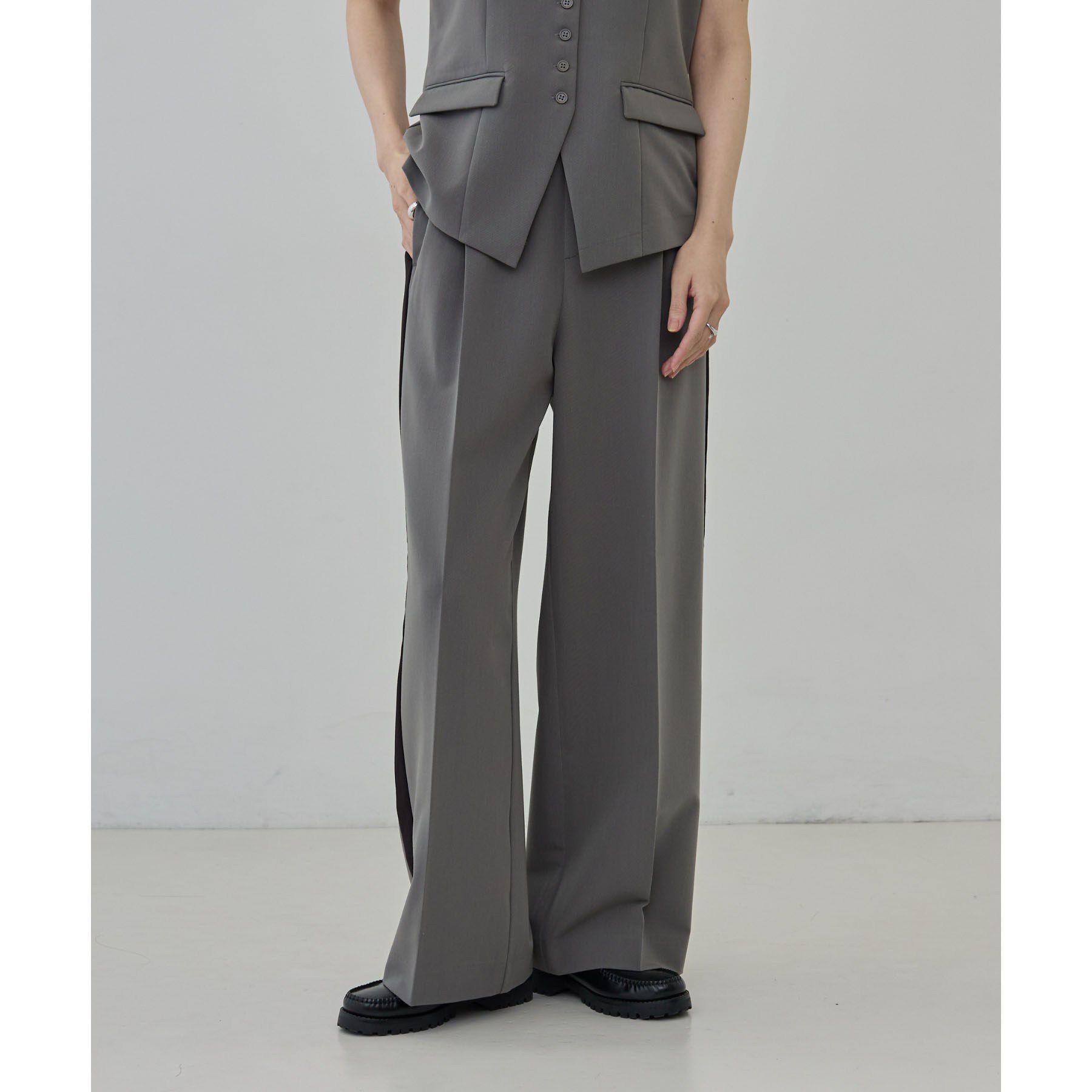 GALLEST「Comfy Slacks｜イージーサイドラインワイドパンツ」|その他|