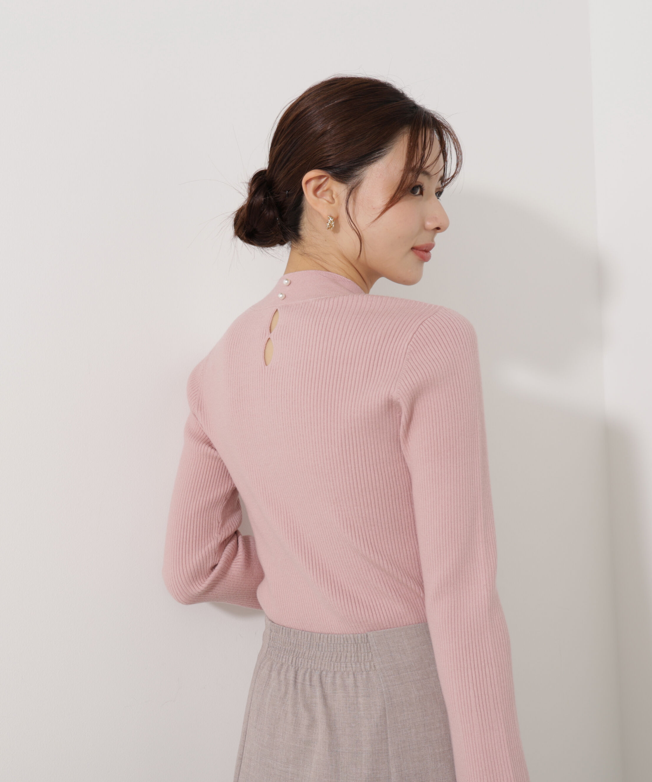 PROPORTION BODY DRESSING「モックネックベーシックニット」|ニット・セーター|