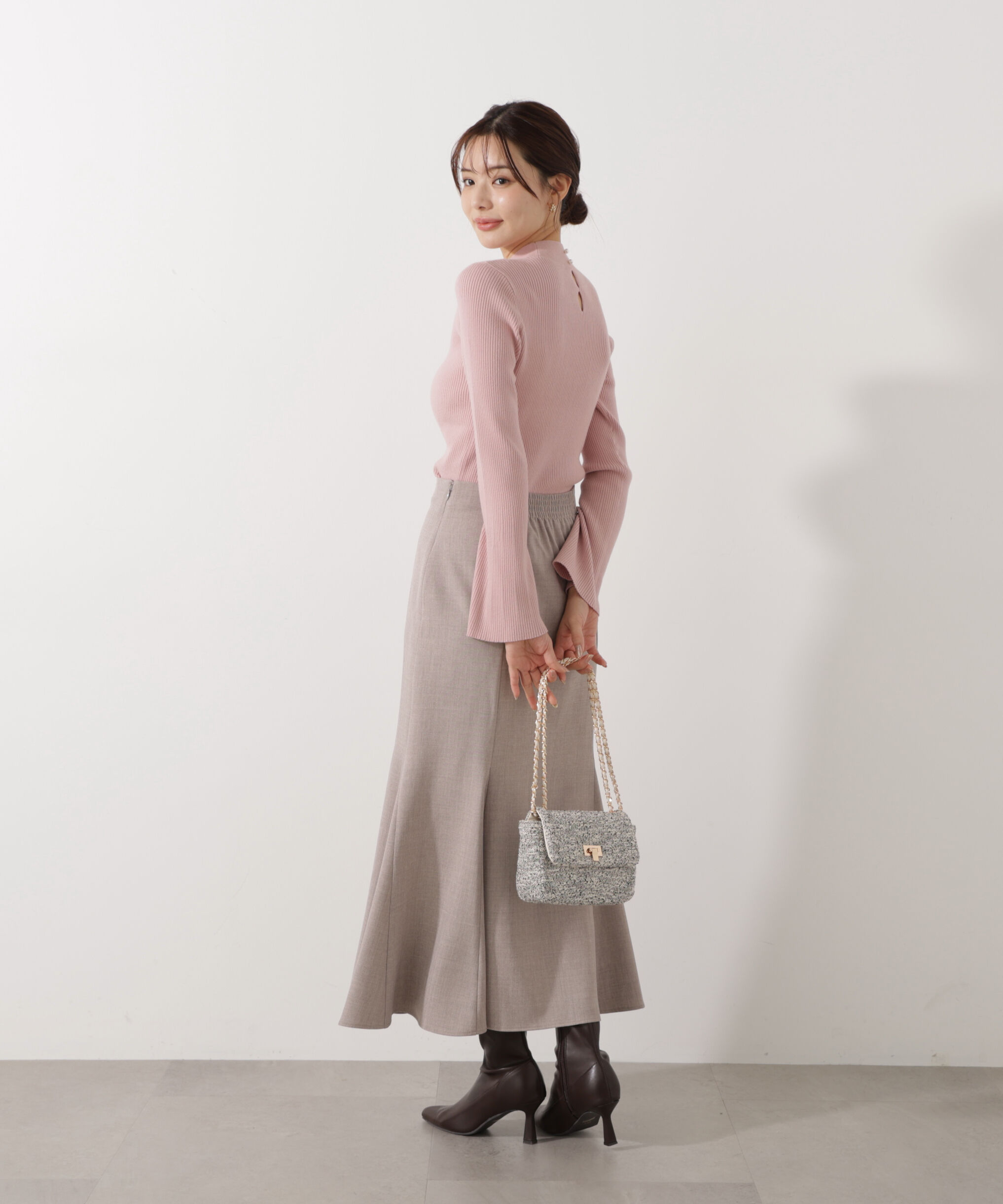 PROPORTION BODY DRESSING「モックネックベーシックニット」|ニット・セーター|