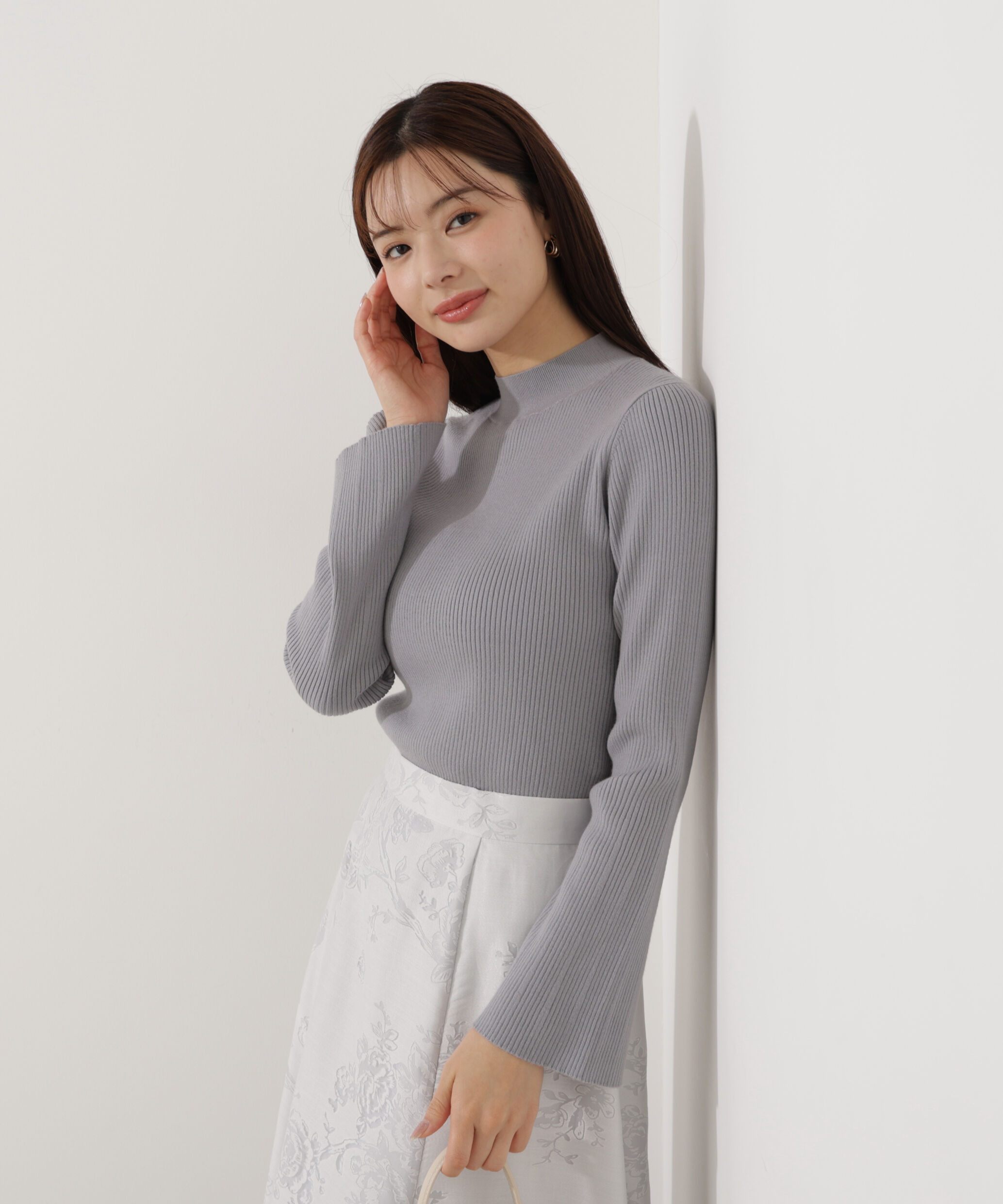 PROPORTION BODY DRESSING「モックネックベーシックニット」|ニット・セーター|