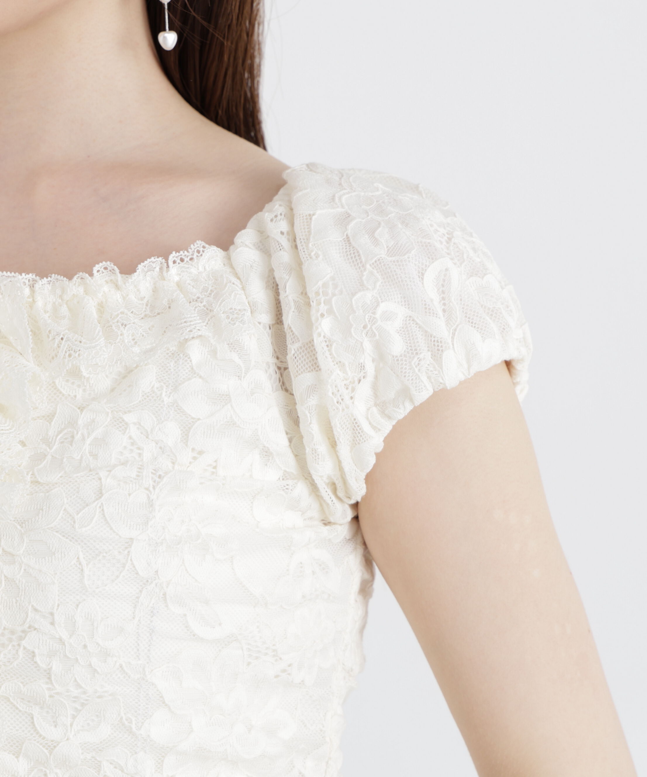 PROPORTION BODY DRESSING「〈a/mie〉レースフリルカットソー」|Tシャツ・カットソー|