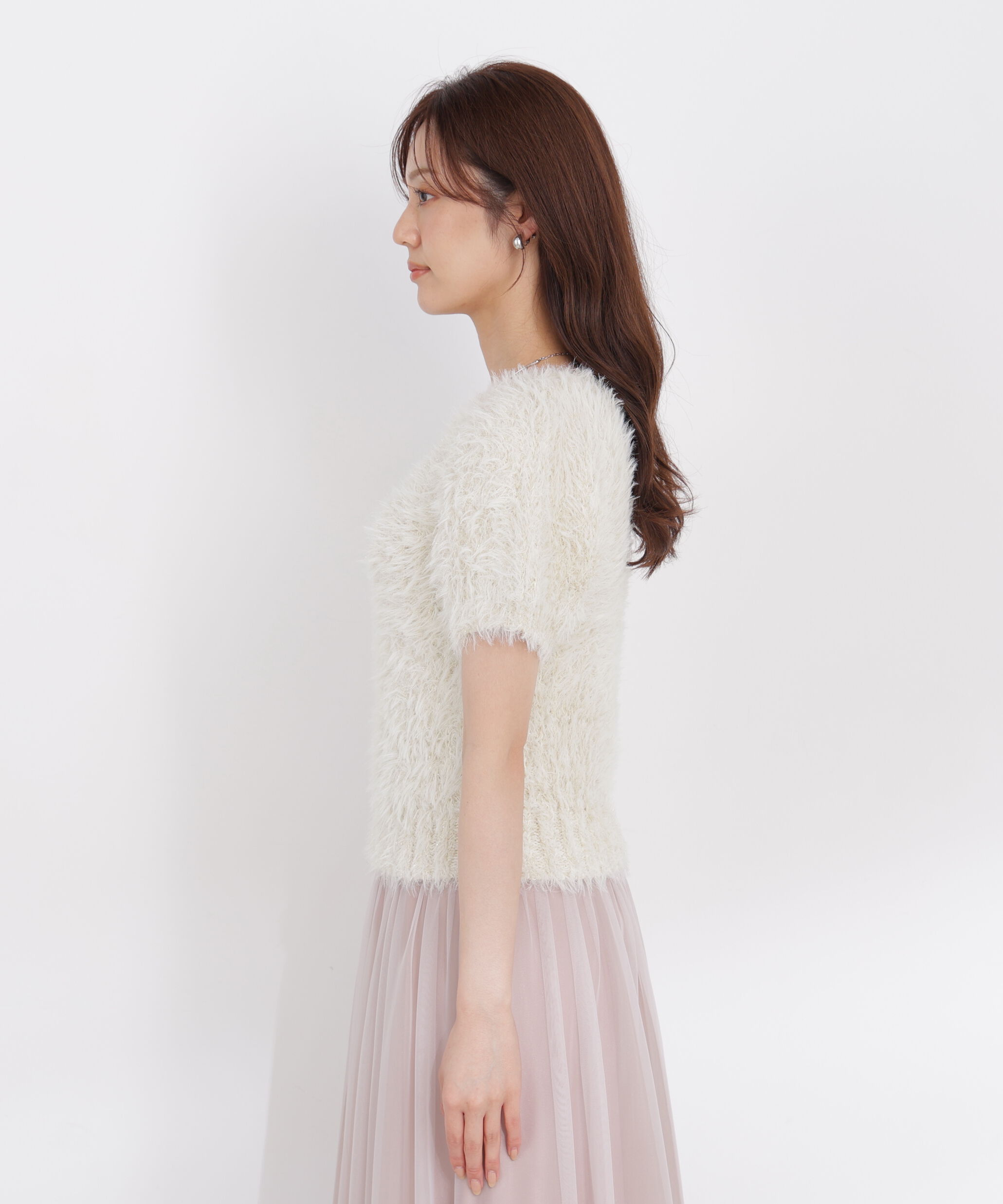 PROPORTION BODY DRESSING「ラメフェザーニット」|ニット・セーター|