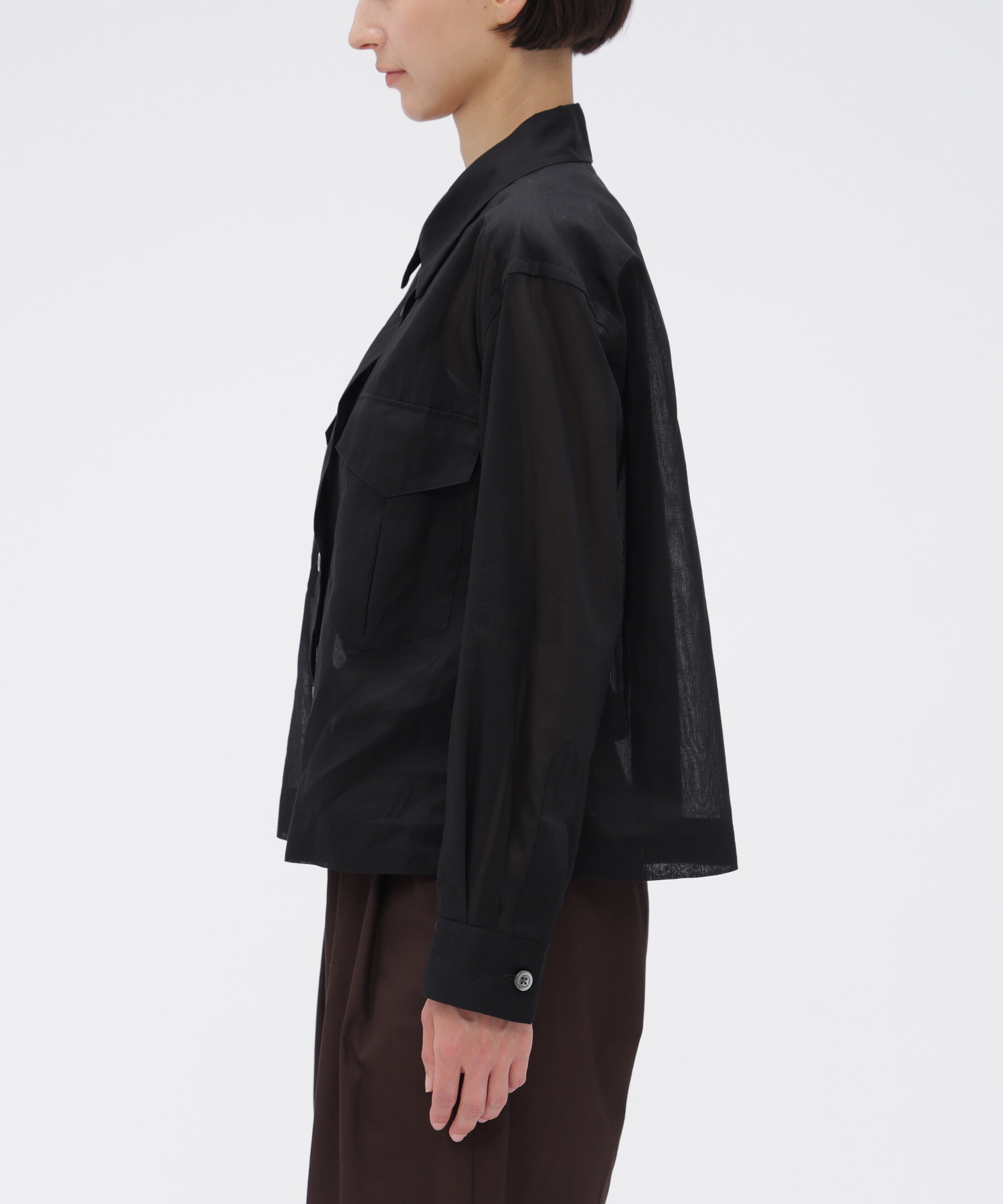  「SHEER COTTON STRIPE SHIRT」|シャツ・ブラウス|